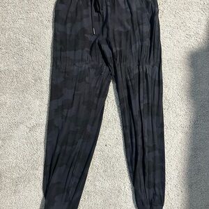Lululemon Athletica Black Camouflage Joggers